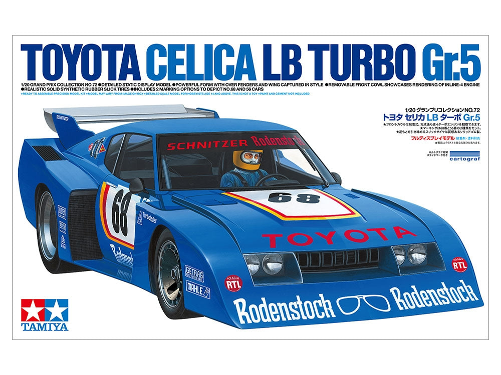 Tamiya 20072 Toyota Celica LB Turbo Gr.5 1/20 – zdjęcie 2