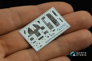 Quinta Studio QDS-48291 AV-8A Early 3D-Printed &amp;amp; colored Interior on decal paper (Kinetic) (Small version) 1/48 – image 5