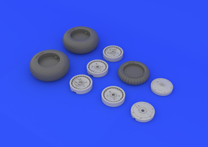 Eduard 632031 Me 262 wheels 1/32 (TRUMPETER) – zdjęcie 4