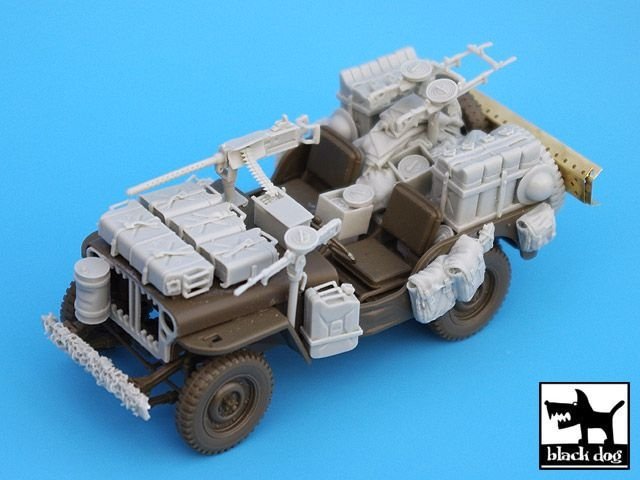 Black Dog T35014 British SAS Jeep Africa for TamiyaItaleri 1/35 – zdjęcie 3