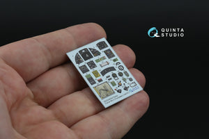 Quinta Studio QDS-48534 Fairey Fulmar Mk.II 3D-Printed &amp;amp; coloured Interior on decal paper (Trumpeter) (small version) 1/48 – zdjęcie 3