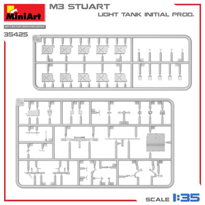 MiniArt 35425 M3 STUART LIGHT TANK, INITIAL PROD 1/35 – image 12