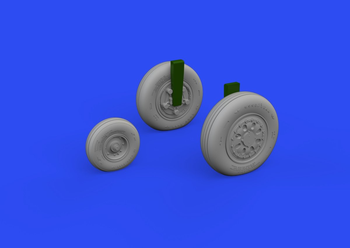 Eduard 648744 F-15C/D/J/N wheels GREAT WALL HOBBY 1/48 – zdjęcie 2
