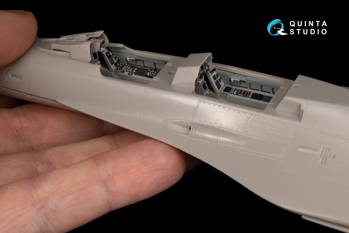Quinta Studio QDS-48059 Mitsubishi F-2B 3D-Printed coloured Interior on decal paper (Hasegawa) (small version) 1/48 – zdjęcie 10