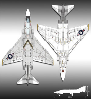 Academy 12305 USN F-4J VF-84 Jolly Rogers 1/48 – immagine 3