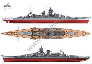 Kagero 7035 The German Battleship Scharnhorst EN/PL – zdjęcie 5