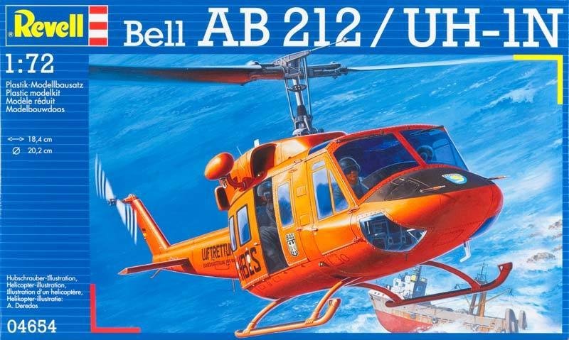 Revell 04654 Bell AB 212 / UH-1N 1/72