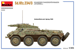 MiniArt 53001 Sd.Kfz.234/3 SCHWERER PANZERSPAHWAGEN STUMMEL 1/35 – zdjęcie 15