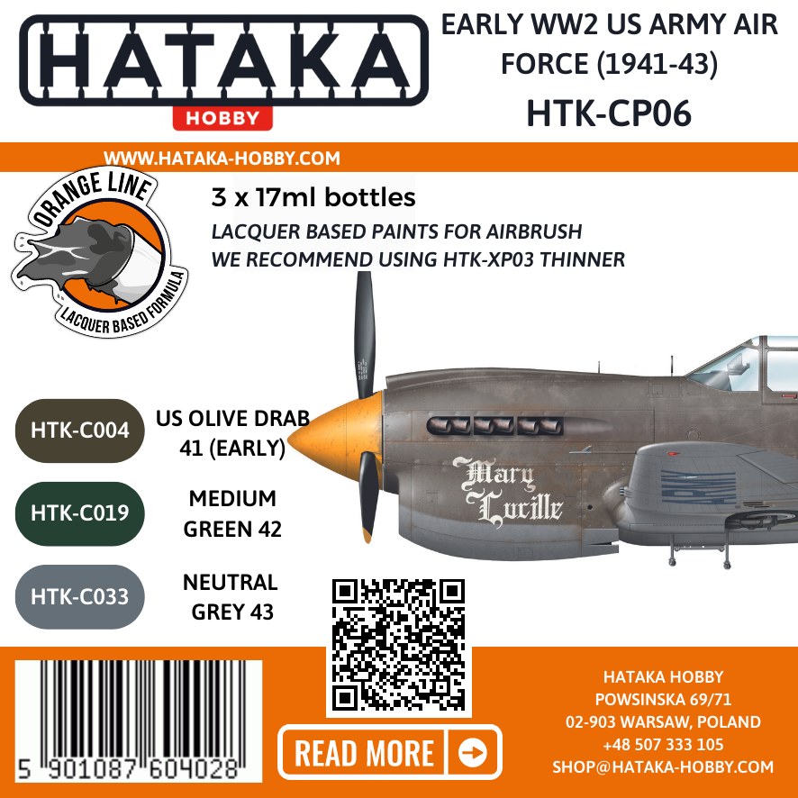 Hataka Hobby HTK-CP06 Early WW2 US Army Air Force (1941-43) – image 2