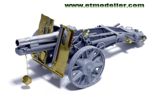 E.T. Model E35-016 WWII German 15cm sIG33 Infantry Gun (For DRAGON 6259/6473) 1/35 – zdjęcie 4