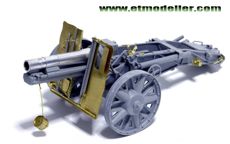 E.T. Model E35-016 WWII German 15cm sIG33 Infantry Gun (For DRAGON 6259/6473) 1/35 – zdjęcie 4
