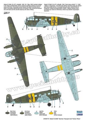 Special Hobby 48170 Siebel Si 204D &amp;#39;German Transport and Trainer Plane&amp;#39; 1/48 – zdjęcie 5