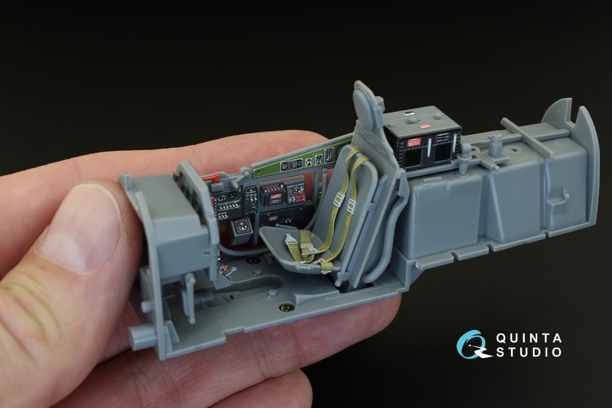 Quinta Studio QD32004 P-51D (Late) 3D-Printed &amp;amp; coloured Interior on decal paper (for Tamiya kit) 1/32 – zdjęcie 7