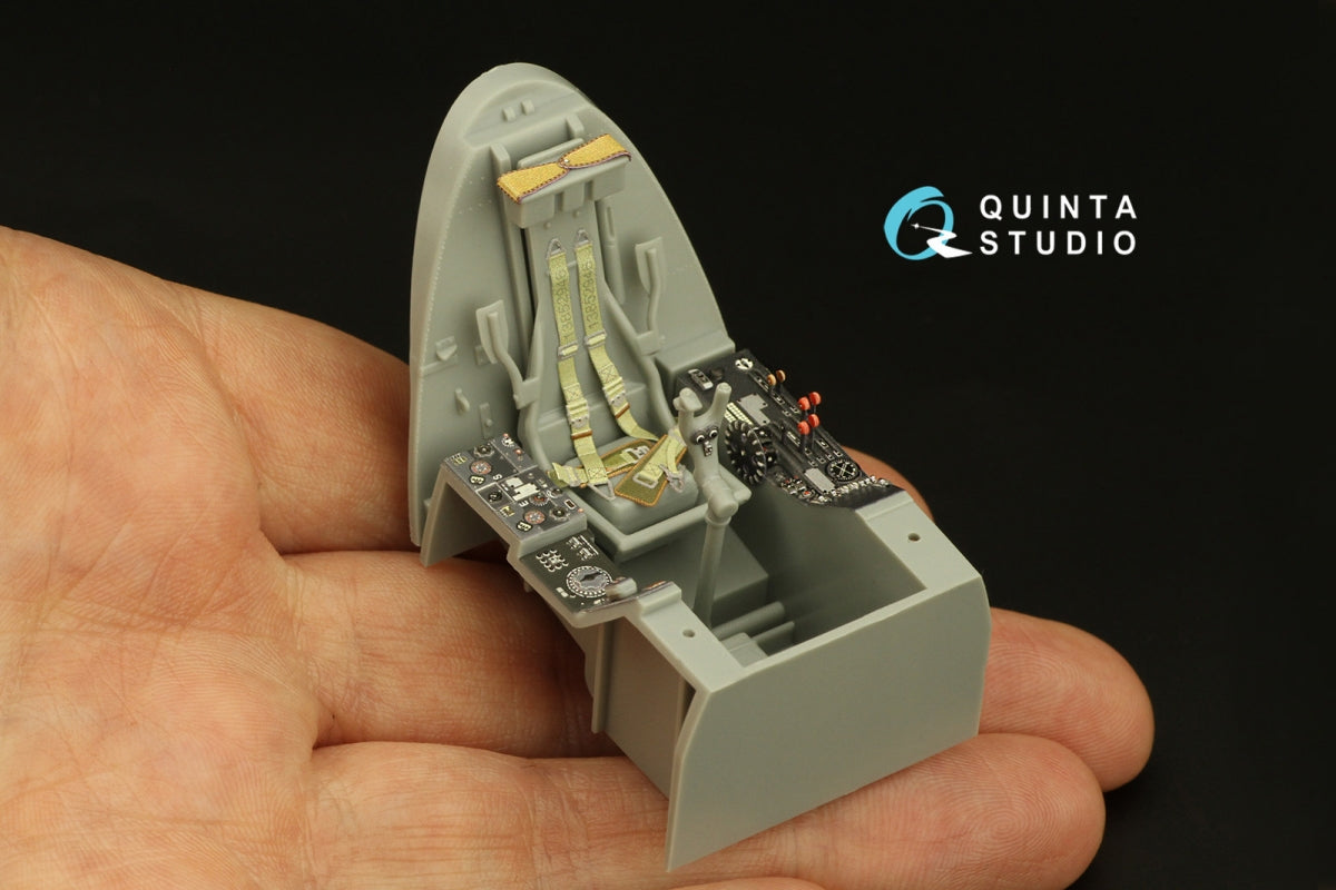 Quinta Studio QD32160 Do 335A-10 3D-Printed &amp;amp; coloured Interior on decal paper (HK models) 1/32 – immagine 11