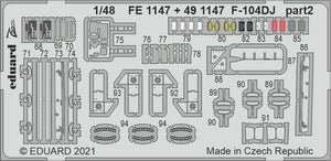 Eduard 491147 F-104DJ for KINETIC 1/48 – zdjęcie 3