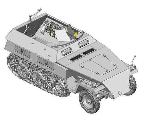 Das Werk DW35029 le.SPW Sd.Kfz.250/1 Ausf.B (neu) 1/35 – zdjęcie 5