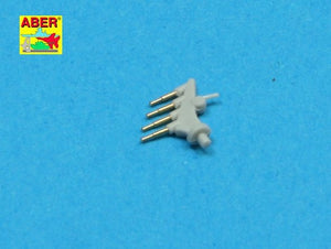 Aber 350L-32 Set of 20 pcs 0,5in (12,7mm) Vickers Mk.III machine gun barrels for Royal Navy ships 1/350 – zdjęcie 3