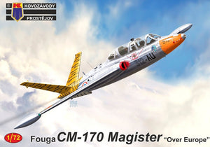 Kovozavody Prostejov KPM0242 Fouga CM-170 Magister &amp;quot;Over Europe&amp;quot; 1/72