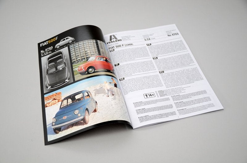 Italeri 4703 FIAT 500F 1968 1/12 – image 13