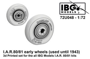 IBG 72U048 I.A.R. 80/81 Early Wheels (used until 1943) 1/72