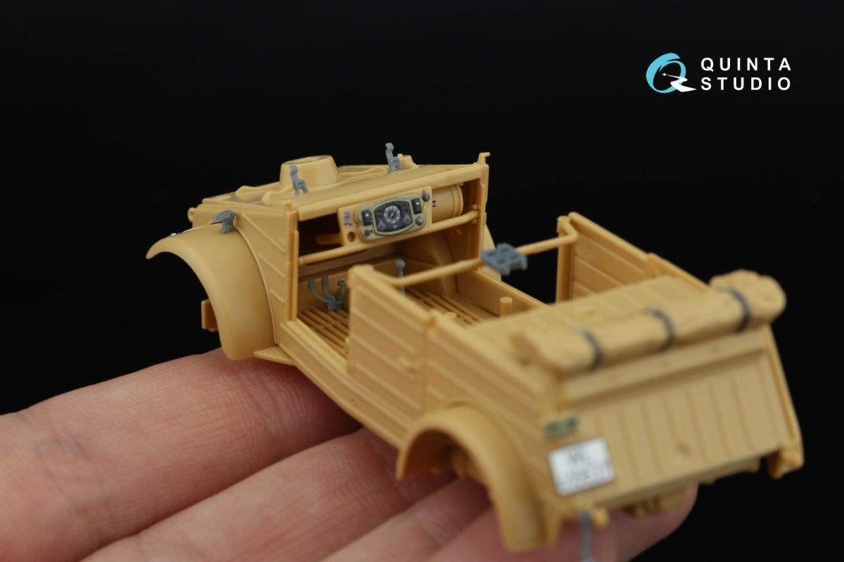 Quinta Studio QD+48546 Kubelwagen Type 82 3D-Printed &amp;amp; coloured Interior on decal paper (Tamiya) (with 3D-printed resin parts) 1/48 – zdjęcie 11