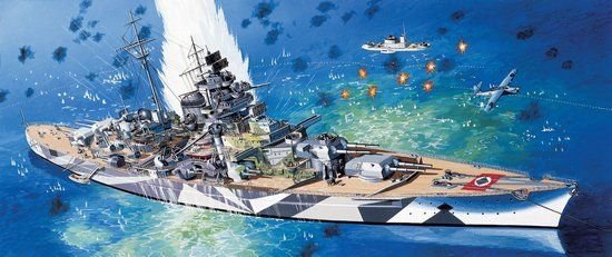 Dragon 7047 German Battleship Tirpitz 1/700 – image 2
