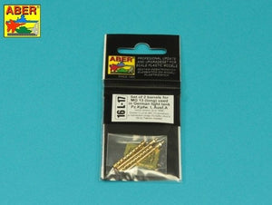 Aber 16L-17 Zestaw 2 luf do MG13 używanych w niemieckim czołgu Pz.Kpfw. I, Ausf.A wczesny do 1938r. / Set of 2 barrels for guns MG13 (long) used in German light tank Pz.Kpfw. I, Ausf.A early to 1938 1/16 – zdjęcie 7
