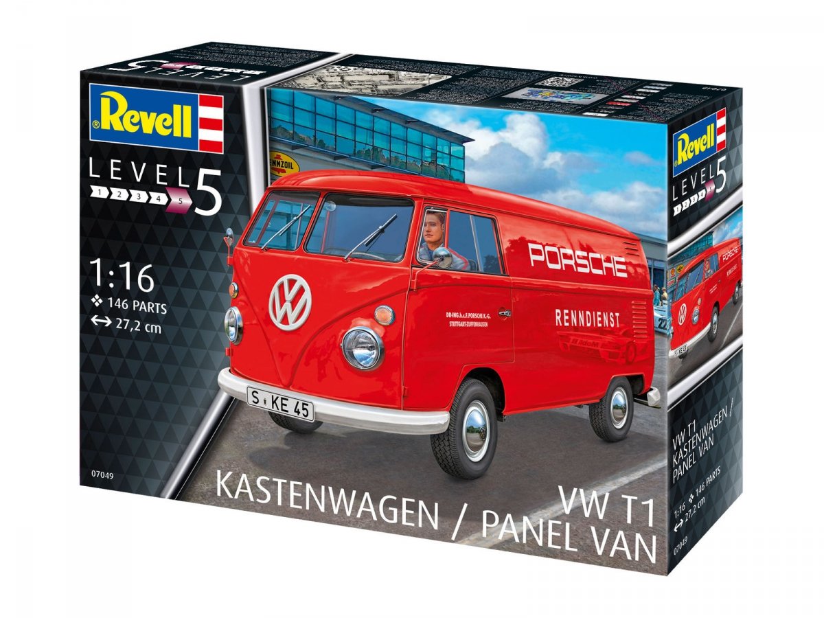 Revell 07049 VW T1 Kastenwagen / Fourgon 1/16
