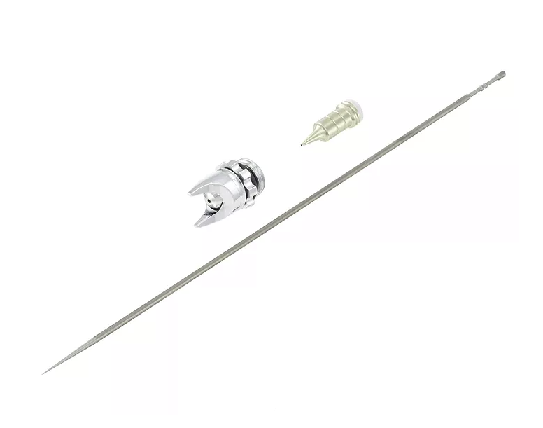 Harder & Steenbeck 712362 Zestaw dyszy 0,28 mm z Otwartą Osłoną / EVO 2024 0,28mm FineLine Headset with nozzle, needle, aircap, seals