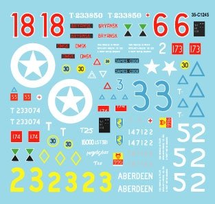 Star Decals 35-C1245 British Shermans 1/35 – zdjęcie 3