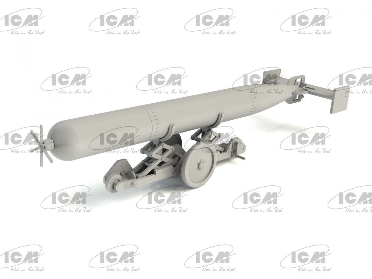 ICM 48405 WWII British Torpedo Trailer 1/48 – image 2