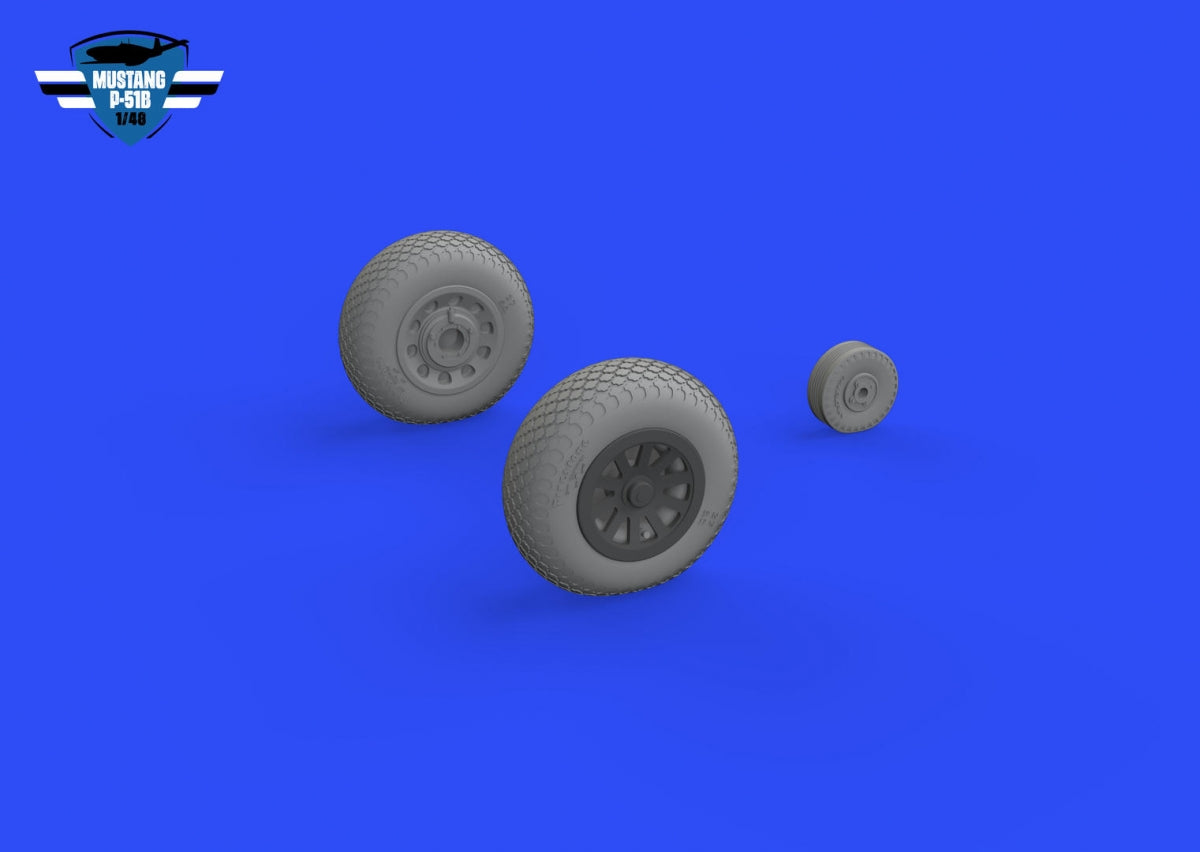 Eduard 648988 P-51B / C wheels cross tread EDUARD 1/48 – zdjęcie 2
