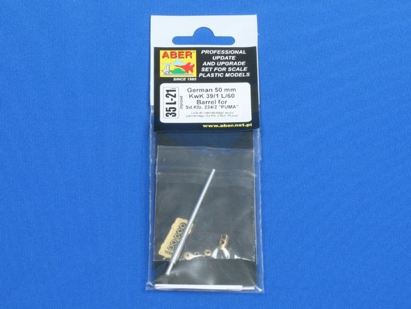 Aber 35L-021 German 50mm KwK 39/1 L/60 Barrel for Sd.Kfz. 234/2 Puma 1/35 – image 3