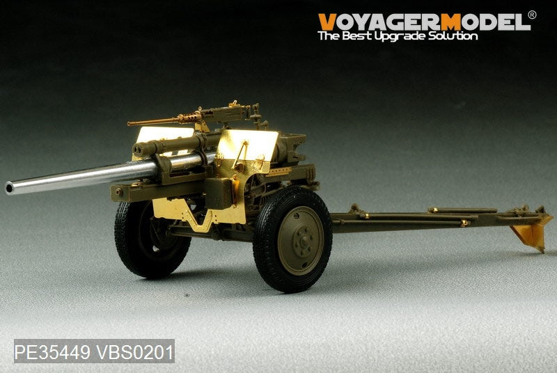 Voyager Model PE35449 WWII US 3inch M5 ATG/w M1 or 105mm Howitzer M2A1Carriage 2in1 For AFV CLUB 35S64 and 35160 1/35 – zdjęcie 4