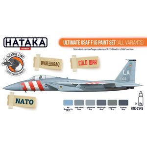 Hataka HTK-CS43 Ultimate USAF F15 paint set (all variants) – zdjęcie 2