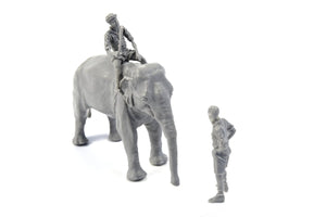 CMK F48345 WWII RAF Mechanic in India + Elephant with Mahout 1/48 – zdjęcie 4