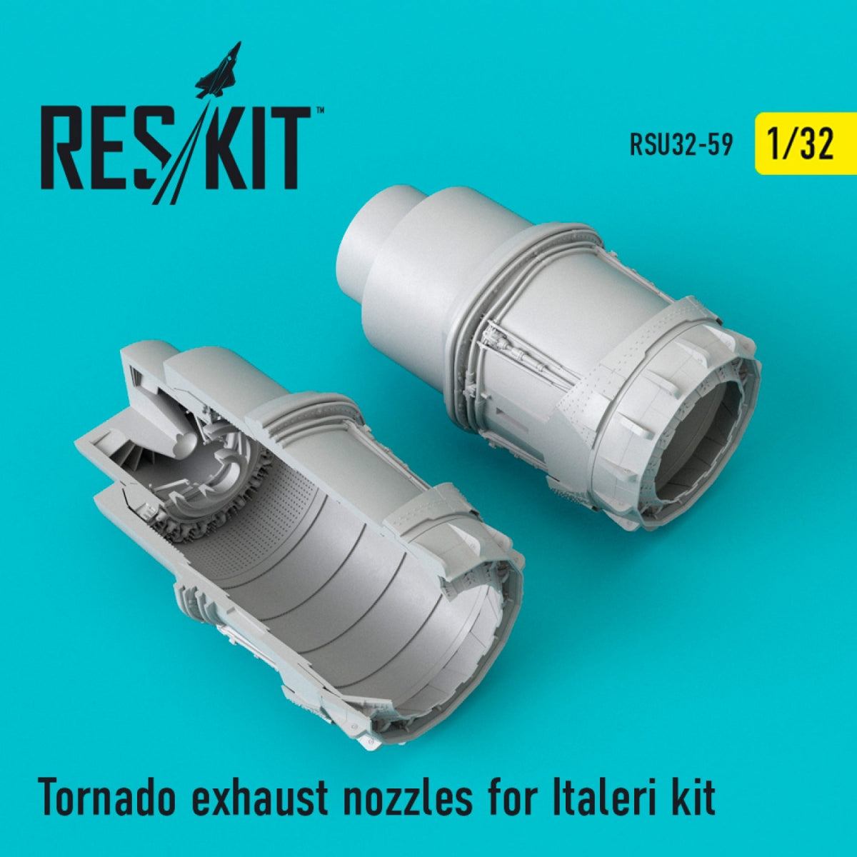 TUYAUX D'ÉCHAPPEMENT TORNADO RESKIT RSU32-0059 POUR MAQUETTE ITALERI 1/32
