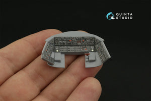 Quinta Studio QDS-48354 Mi-17 (Mi-8MT Export version) 3D-Printed &amp;amp; colored Interior on decal paper (Zvezda) (Small version) 1/48 – image 10
