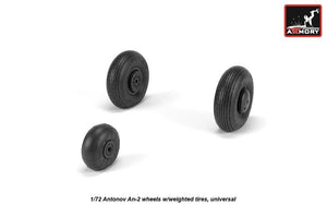 Armory Models AW72057 Antonov An-2/An-3 Colt wheels w/ weighted tires 1/72 – immagine 2
