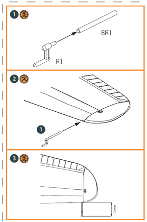 Clear Prop! CPA48009 Hawk H-75 M/N/O pitot tube for CP kit 1/48 – zdjęcie 3