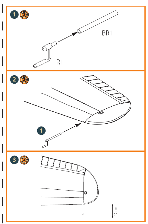 Clear Prop! CPA48009 Hawk H-75 M/N/O pitot tube for CP kit 1/48 – zdjęcie 3