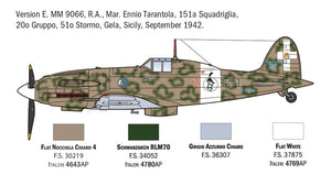 Italeri 1481 Macchi MC.202 Flogore &amp;quot;Aces&amp;quot; - 5 Regia Aeronautica Aces Versions 1/72 – zdjęcie 6