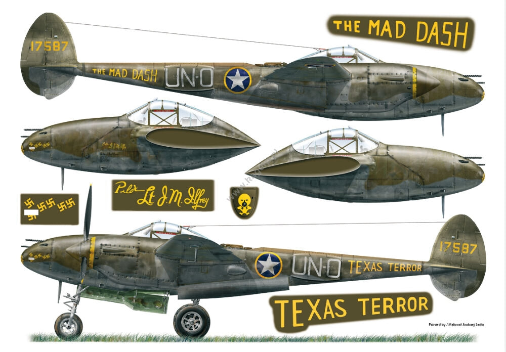 Kagero 12011 Lightnings of the U.S. 12th Army Air Force EN – zdjęcie 4