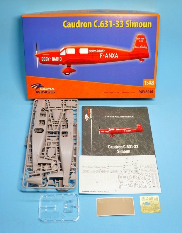 Dora Wings 48040 Caudron C.631/633 Simoun 1/48 – zdjęcie 2