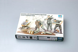 Trumpeter 00426 German s.FH 18 Field Howitzer Gun Crew Ammo Supplied Team 1/35 – image 2