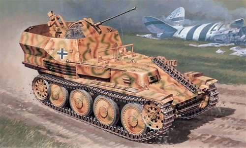 Italeri 6461 SD.KFZ.140 FLAKPZ.GEPARD 1/35 – zdjęcie 2