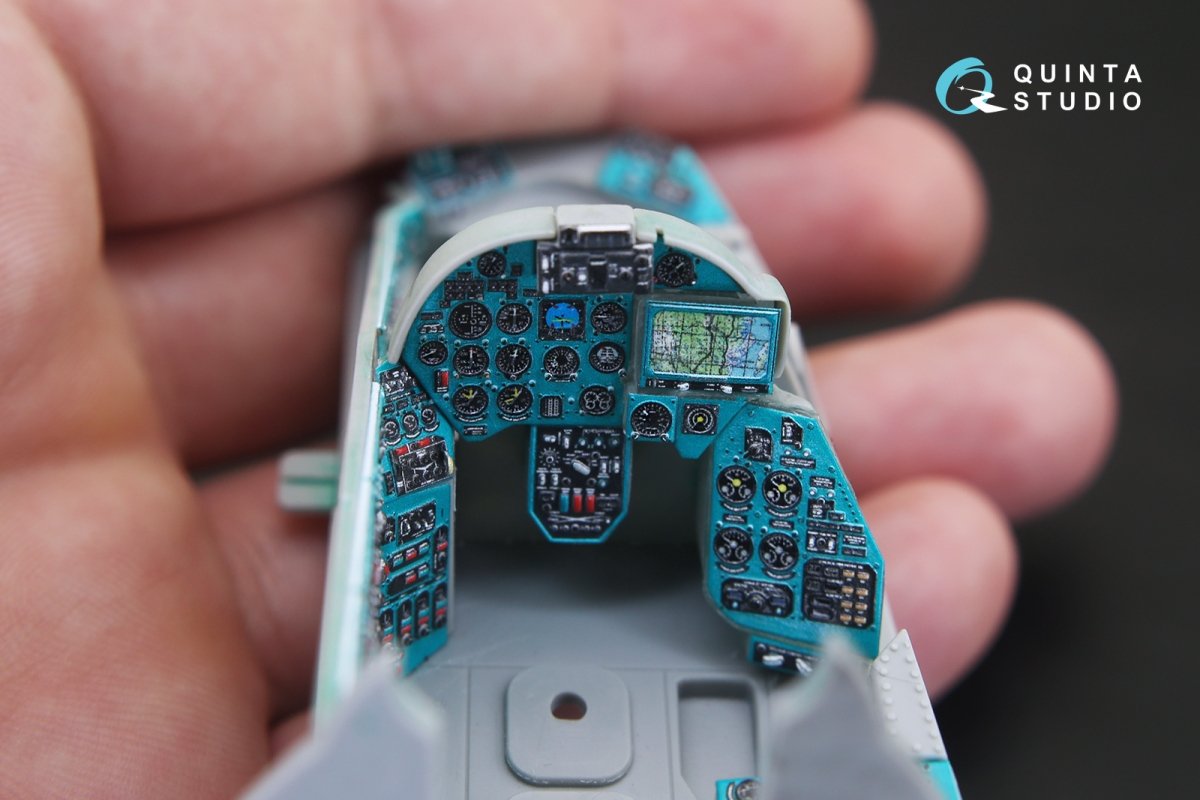 Quinta Studio QD35020 Mi-24V 3D-Printed &amp;amp; coloured Interior on decal paper (for Trumpeter kit) 1/35 – zdjęcie 5