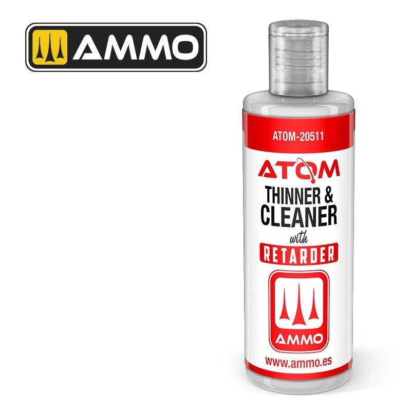 AMMO of Mig Jimenez 20511 ATOM Thinner and Cleaner with Retarder 60ml