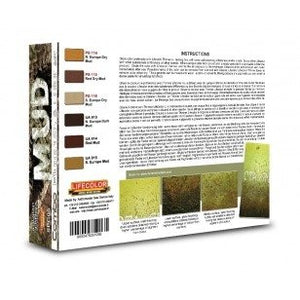Lifecolor SPG05 Pigments and colours Mud 6x22ml – zdjęcie 2