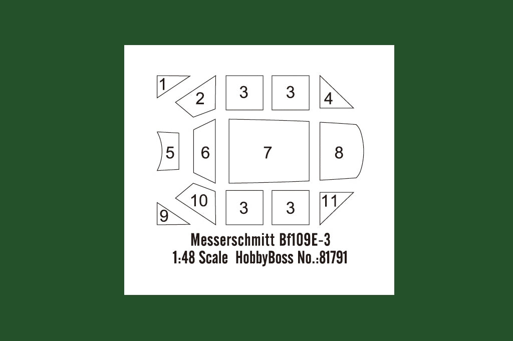 Hobby Boss 81791 Messerschmitt Bf109E-3 1/48 – zdjęcie 5